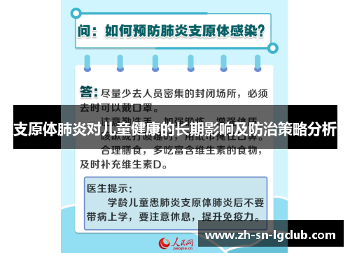 支原体肺炎对儿童健康的长期影响及防治策略分析