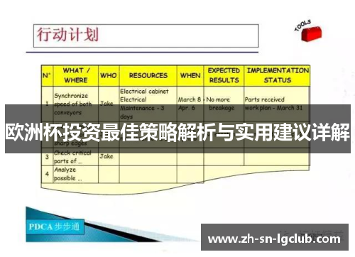 欧洲杯投资最佳策略解析与实用建议详解